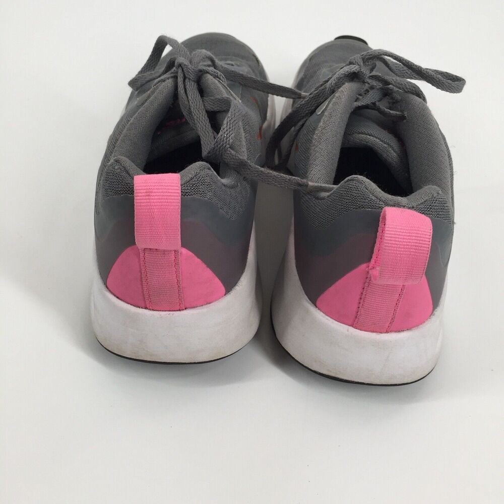 Nike WearAllDay Low Top Sneakers Size 4Y Youth Big Kid Gray Pink Athletic Shoes - Picture 3 of 8
